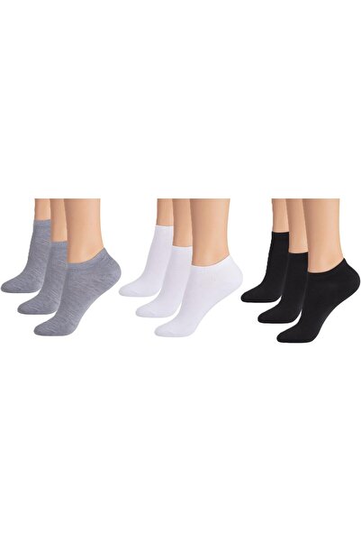 007 9 Pairs of Ankle Socks - Unisex Low Cut Breathable Socks for Men and Wome...