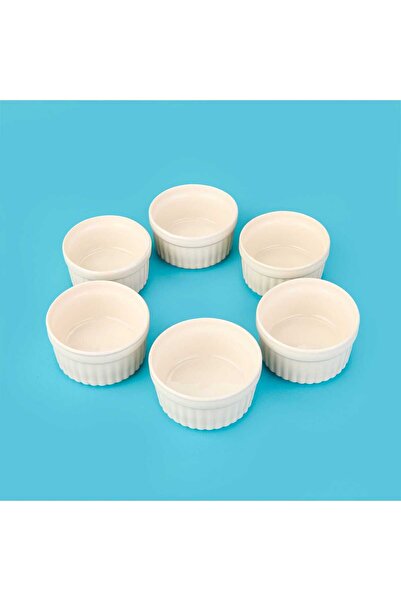 ASPARTAM 6-Piece Soufflé Dish - White - 10 cm