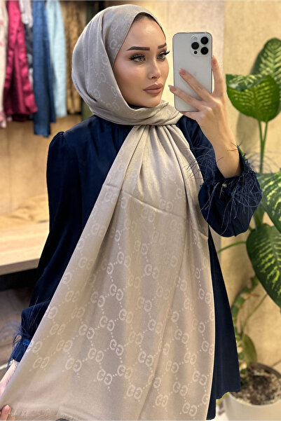 CUOCA LOUNGE GC Desen Yerli Pamuk İpek Şal