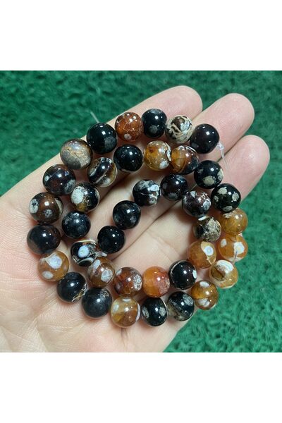 TAŞ UZMANI حجر العقيق الأسود من كيوري كوفي 10 ملم