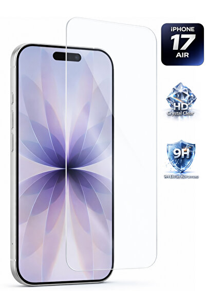 Tech&bello accessories واقي شاشة شفاف متوافق مع آيفون 17 إير، سمك 0.26 ملم، ز...