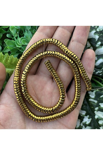 TAŞ UZMANI ثعبان الذهب حجر الهيماتيت 6x2 ملم