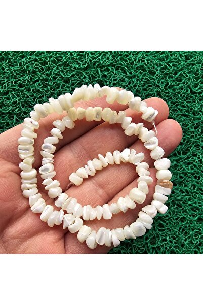 İNCİ DOĞAL TAŞ حجر أم اللؤلؤ الأبيض غير المشكل 7 ملم