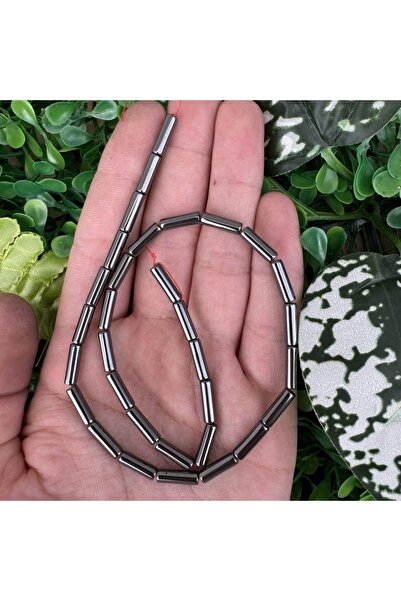 TAŞ UZMANI اسطوانة حجر الهيماتيت المدخن 4x12 ملم