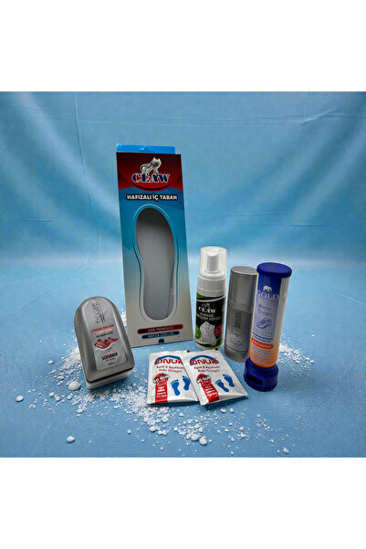 Onur White Spor Set, Spor Ayakkabı Temizleme Seti, 6 Parça Bakım Seti