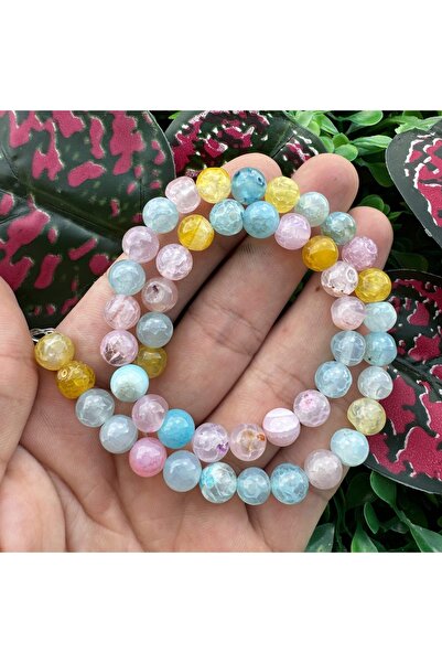 TAŞ UZMANI مزيج حجر العقيق من كيوري كاندي 8 ملم