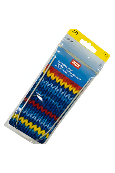 EleganTShoP Игла за плетене от неръждаема стомана 60 см 2,75 мм