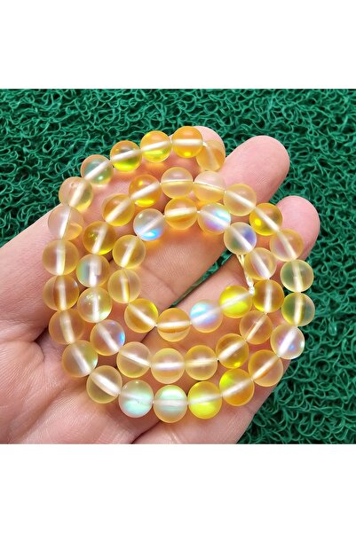 TAŞ UZMANI حجر كوارتز حراري أصفر بلوري 8 ملم