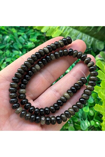 TAŞ UZMANI حجر الأوبسيديان الذهبي رونديلا 8×5 ملم