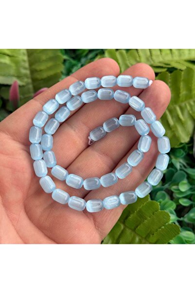 TAŞ UZMANI حجر السيلينيت الأزرق الأسطواني 6x9 مم