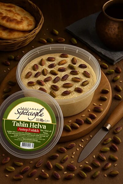 Sepetçioğlu Kastamonu Famous Pistachio Tahini Halva with Pistachios 400 g