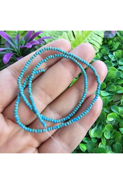 TAŞ UZMANI حجر كريم كروي فيروزي 2 مم