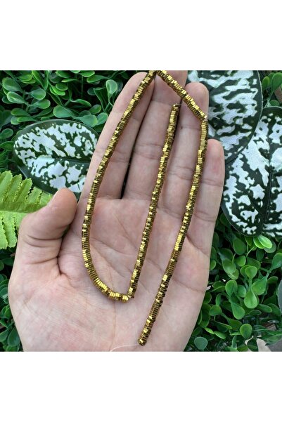 TAŞ UZMANI برغي حجر الهيماتيت الذهبي 4x1 ملم