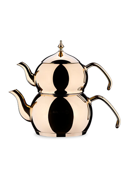 KORKMAZ Hanedan Gold Premium Çaydanlık ( ORİJİNAL ÜRÜN ) ( GARANTİLİ )