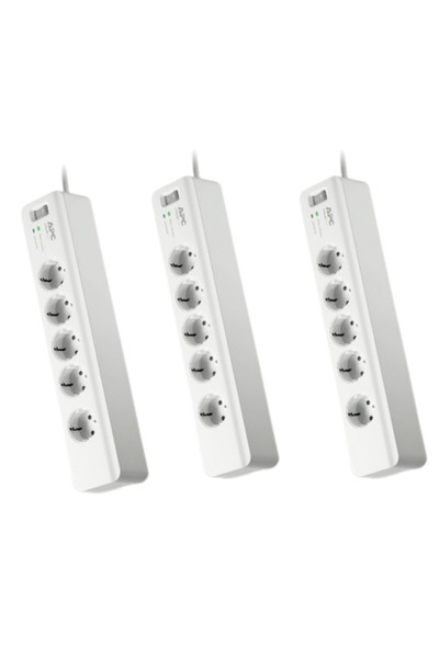Schneider Electric APC 5'li Akım Korumalı Priz PM5-GR ( 3 ADET )