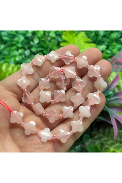 TAŞ UZMANI حجر الكوارتز الوردي يونكا 12 ملم