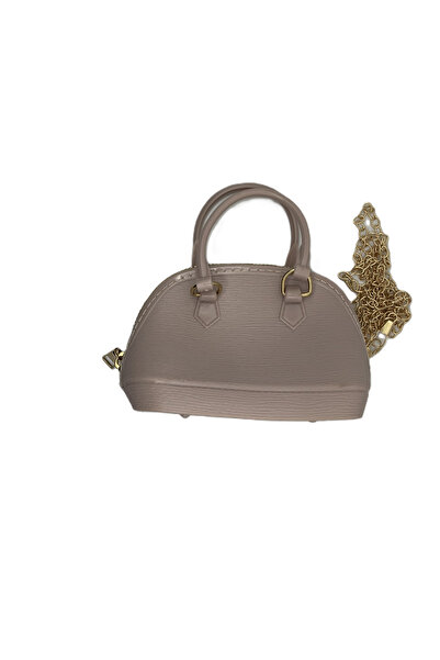 Other Small semi-circular silicone handbag with a gold chain – multiple colors