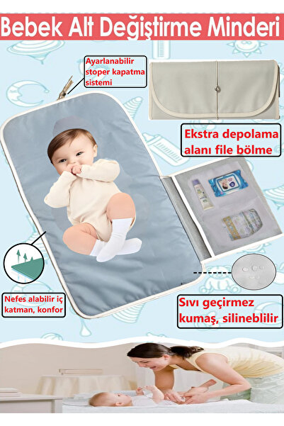 NOVA TEXTILE Mother Baby Care Cover, Newborn Diaper Changing Mat, Baby Diaper...