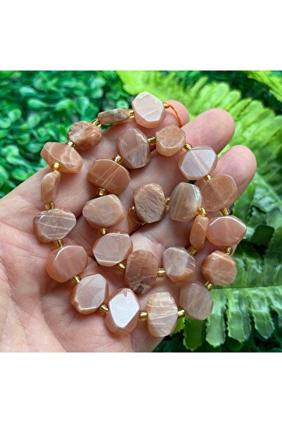 TAŞ UZMANI حجر الشمس مستطيل الشكل بقطع الألماس 16×12 مم