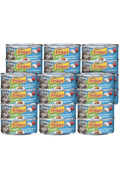 Friskies Purina Ocean White Fish from Friskies, 156 grams (Pack of 24 cans)