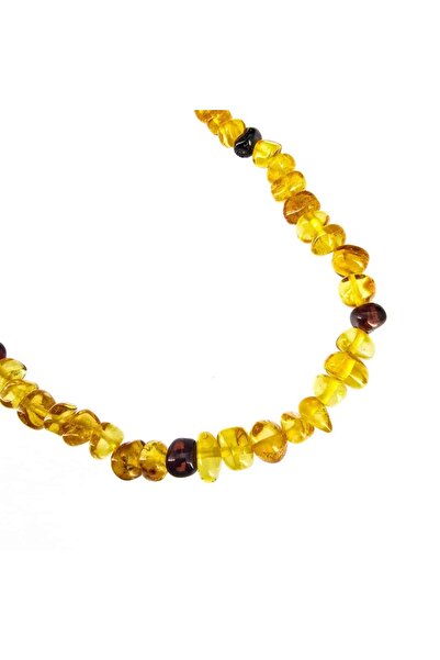 TAŞ UZMANI 4-5 مم رونديلا غير صلبة بلون أصفر بني كهرماني