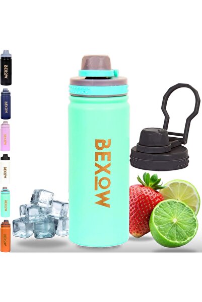 BEXOW Double Wall Vacuum Flask Insulated Stainless Steel Water Bottle for Hot...