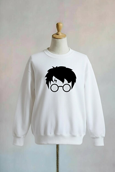 Vordevia Printed Cotton 3 Thread O Oversized Round Neck Sweatshirt