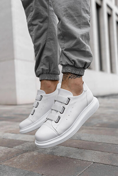 DURUKAR Mn253 - Cbt Mirror Non Men's Shoes White