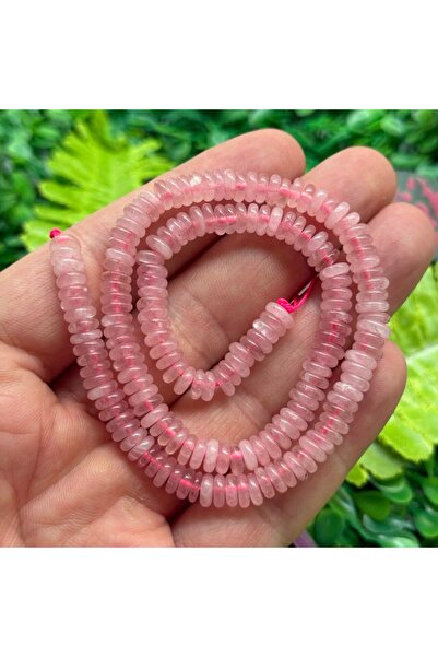 TAŞ UZMANI حجر كوارتز وردي رونديلا 6x2 ملم