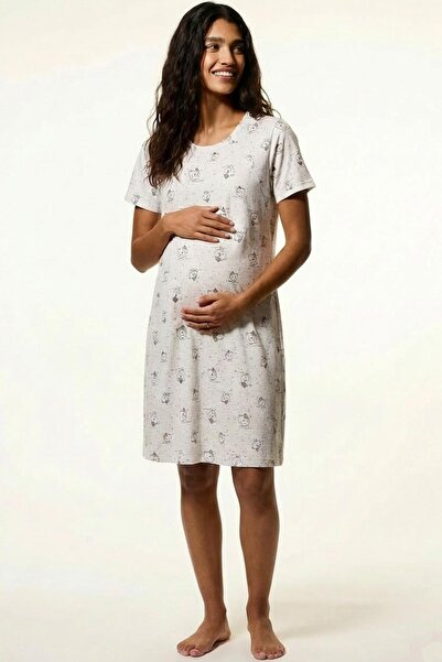 cotonhause Women's Short Sleeve 100% Cotton Breastfeeding Comfortable Materni...