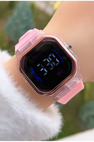Weluxa Silicone Strap Young Girl's Wristwatch with Led Light Indicator