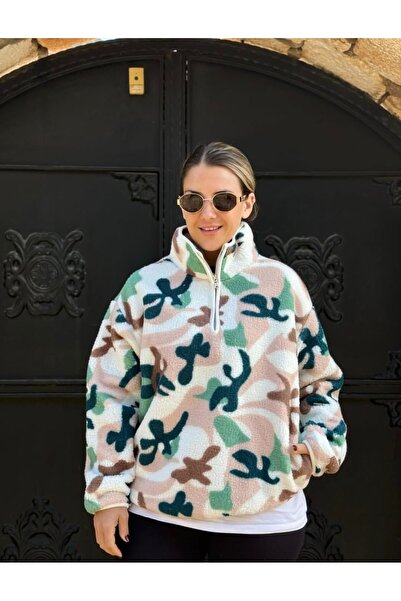 Tuba Peluş Polar Sweatshirt