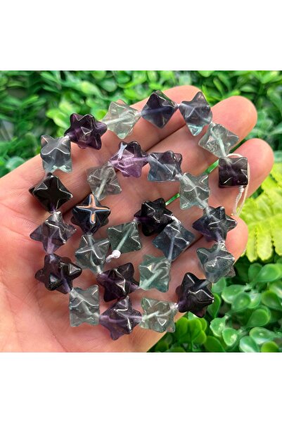 TAŞ UZMANI حجر الفلوريت على شكل نجمة 10 ملم