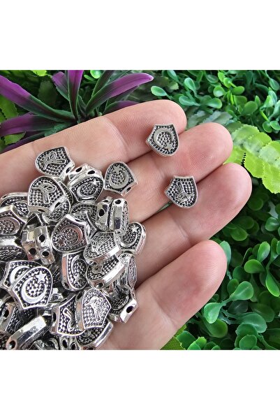 TAŞ UZMANI مادة مسبحة مثلثة معدنية على شكل نجمة القمر