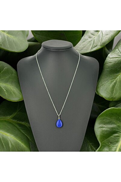 TAŞ UZMANI قلادة صغيرة من حجر اللازورد