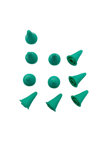 EleganTShoP Предпазител за върха на иглата, безопасен, гъвкав силикон, 5 чифта