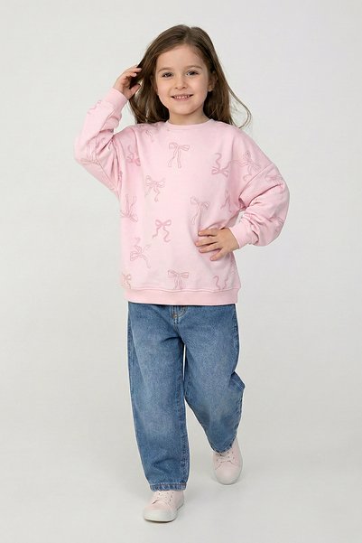 Dmb Beli Lastikli Baggy Kalıp Kız - Erkek Unisex Jean 2 'li Seri