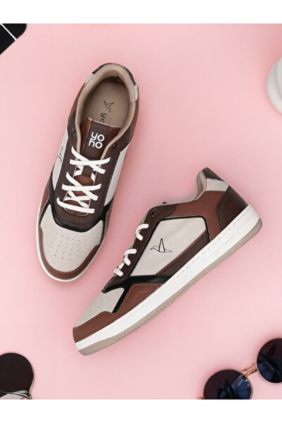 YOHO By Styli Men Color Block Lace Up Sneakers