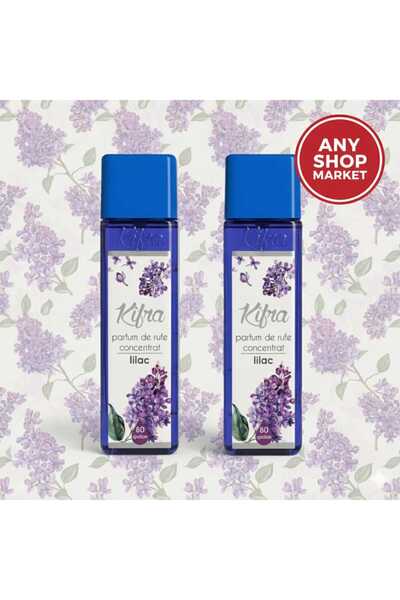 kifra Πακέτο X2 Συμπυκνωμένο άρωμα πλυντηρίου, Λιλά, 80 πλύσεις, 200 ml