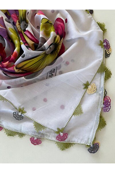 REYYAN Χειροποίητο μαντήλι με εργόχειρο ιγνού/χειροποίητη τουρμπάν/καλύπτρα κ...