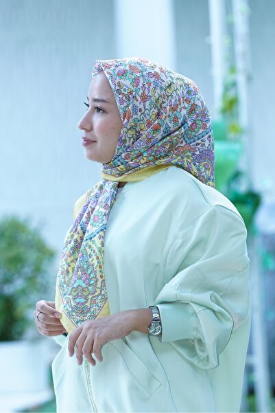 Loryan Eșarfă galbenă bej Diamond Adel