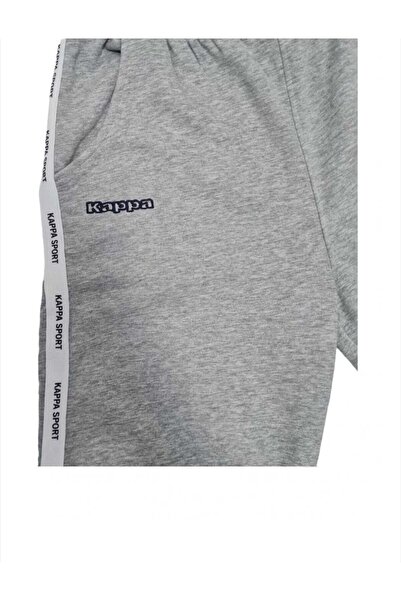 Kappa Pantaloni sport de barbati, bumbac, logo, 2 buzunare, culoare gri, mari...