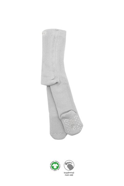 Bistyle Organic Cotton Baby Socks Towel Pantyhose for Girls Boys (Grey)