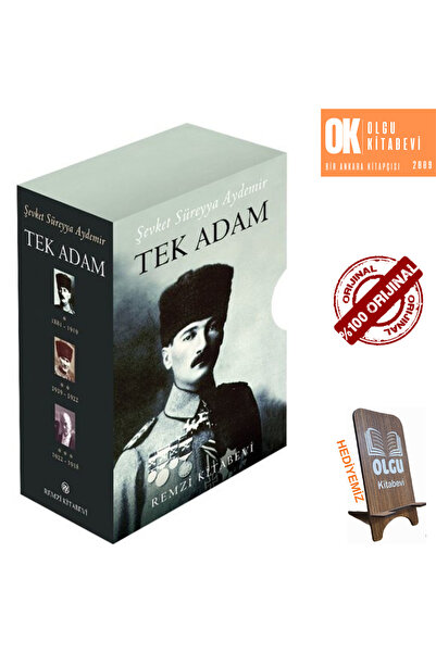 Remzi Kitabevi Tek Adam 3 Cilt Takım (Büyük Boy) Şevket Süreyya Aydemir (0RJİ...