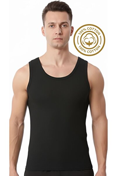 Özten İç Giyim 100% Cotton Compact Combed Men's Undershirt Ozt1-1003