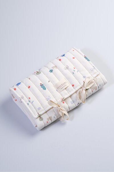 Bondberro غطاء حفاضات أطفال مبطن، سطح خارجي 100% قطن / محشو بالألياف / بطانة ...