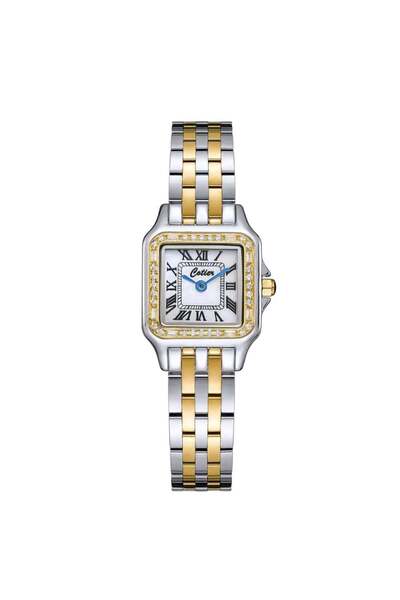Louis Nice Classic women's watch, 22 mm size, in silver and gold