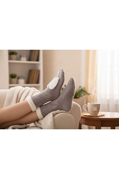 Aware Time Șosete sub genunchi cu talpă anti-alunecare și fleece în interior