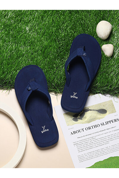 YOHO By Styli Navy Blue Bubbles Orthopedic Slippers