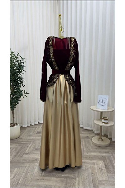FFAV New arrival! Original Four Lady evening dress, fabric type: velvet, hand...